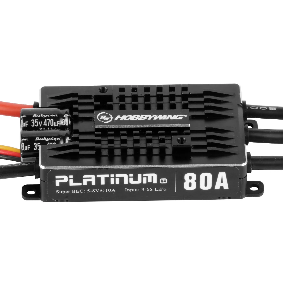 Hobbywing Platinum Pro V4 120A /80A 3 6S Lipo BEC пустая форма бесщеточный ESC для радиоуправляемого