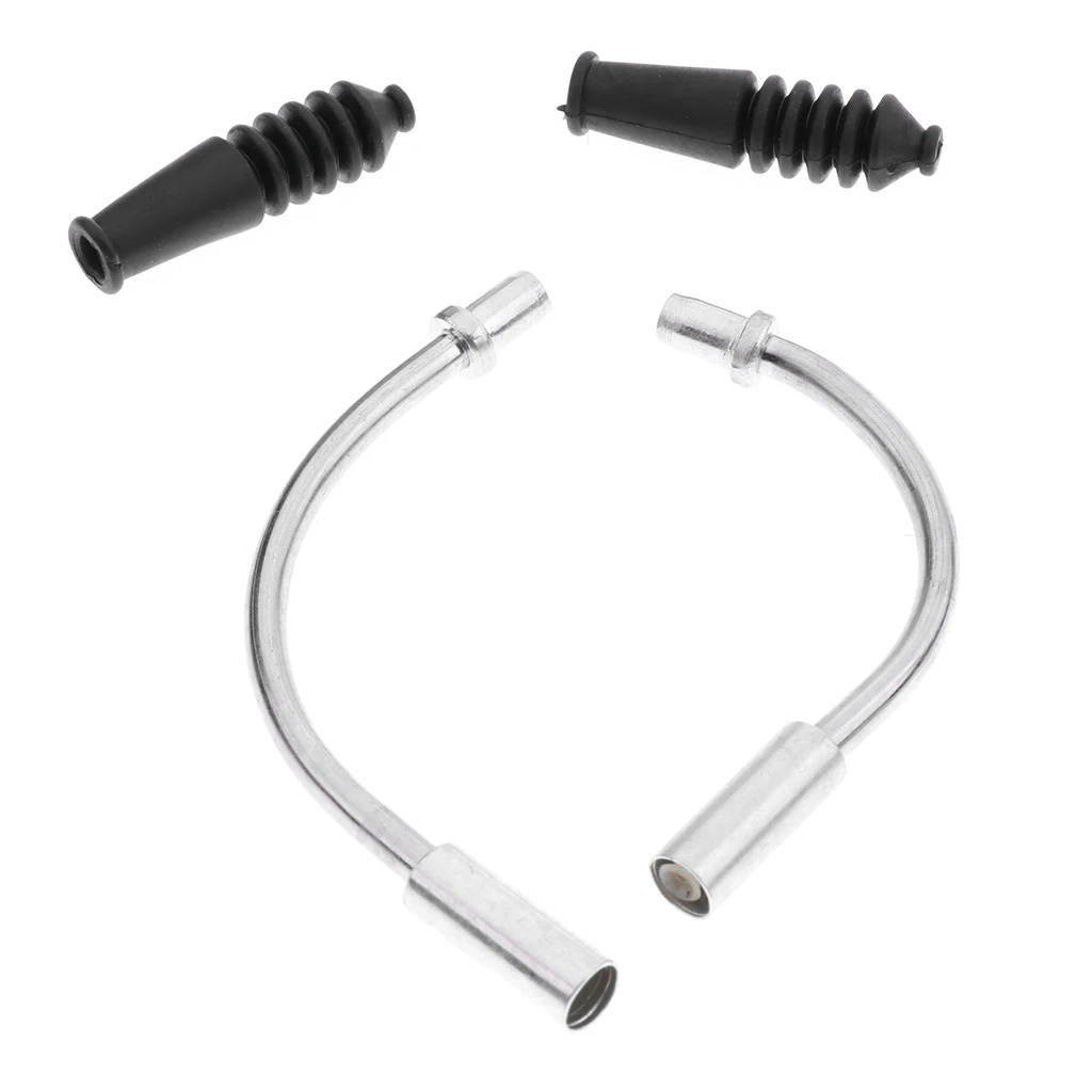 V Brake Noodles Cable Guide Boots Aluminum V-Brake Set Front and Rear Kit 6.8cm 8cm Bicycle Parts Accessories | Спорт и развлечения