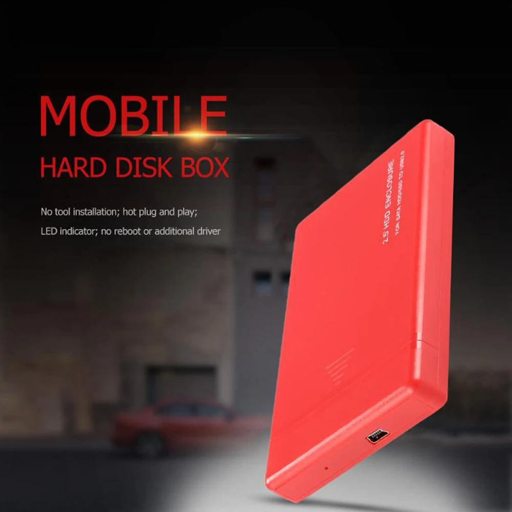 2 5 дюйма в корпусе для жесткого диска 480 Мбит/с передача данных SATA HDD/SSD на USB2.0