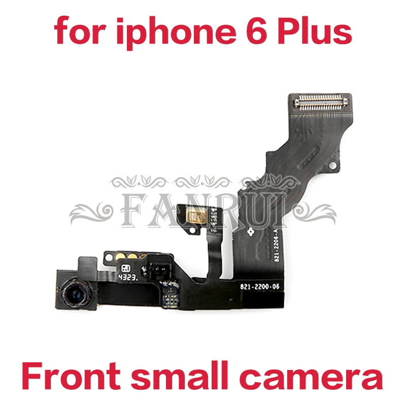 Для iPhone 6 Plus: гибкая камера фронтальной камеры 5,5 дюйма, оригинальный модуль мобильного телефона, объектив камеры для мобильного телефона высокого качества.