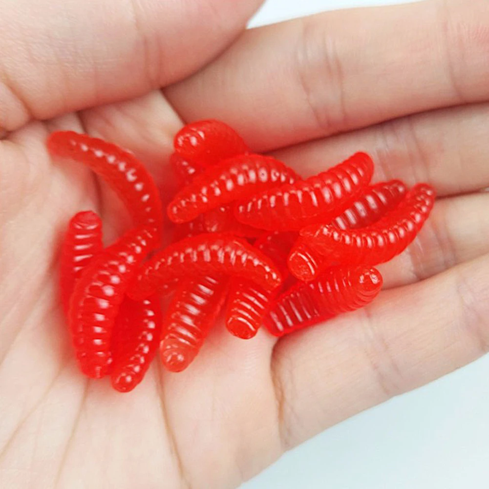 Osierr6 10 шт Мягкие пластиковые рыболовные приманки искусственные Maggots черви снасти