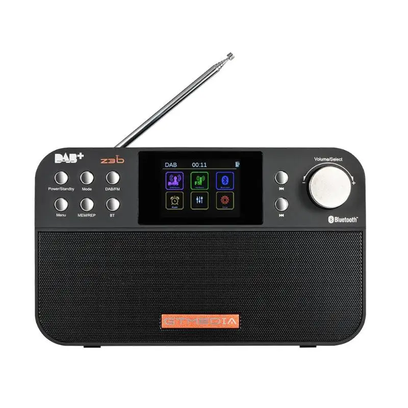 Портативный 2 4 дюймовый TFT lcd цветной экран GTmedia Z3B DAB + FM RDS радио Будильник с