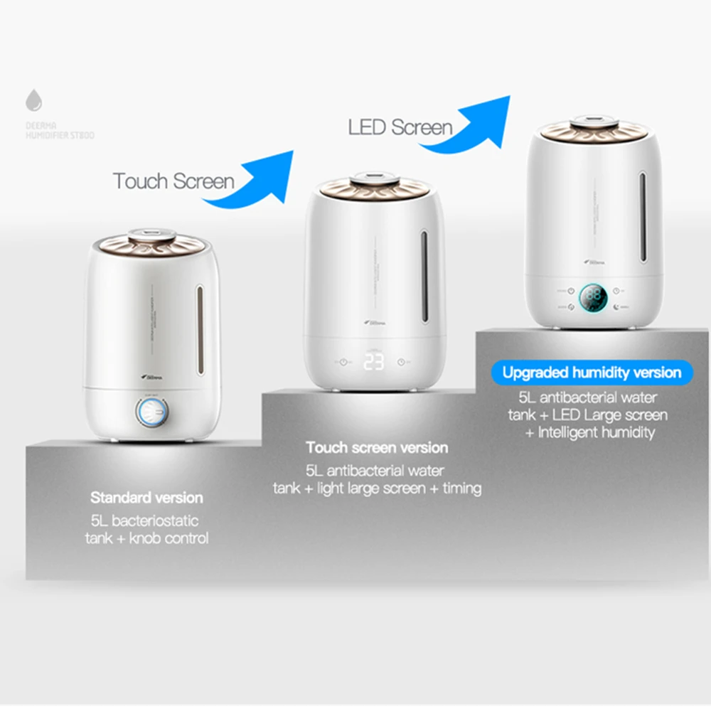 Deerma увлажнитель воздуха арома диффузор масло ультразвуковой туман 5л тихий