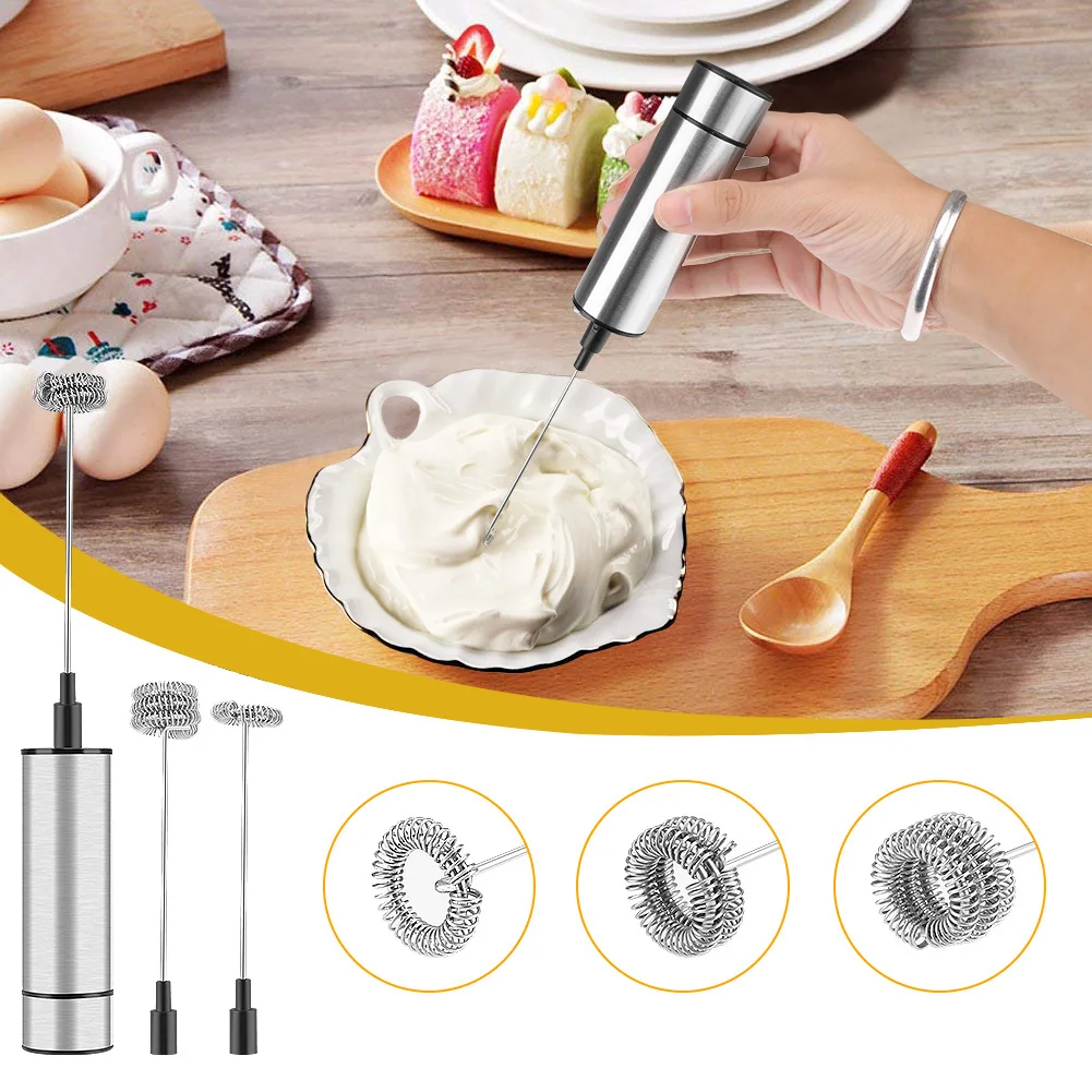 Ручной Электрический молочный пенообразователь Easy Egg Beaters пружинный венчик для