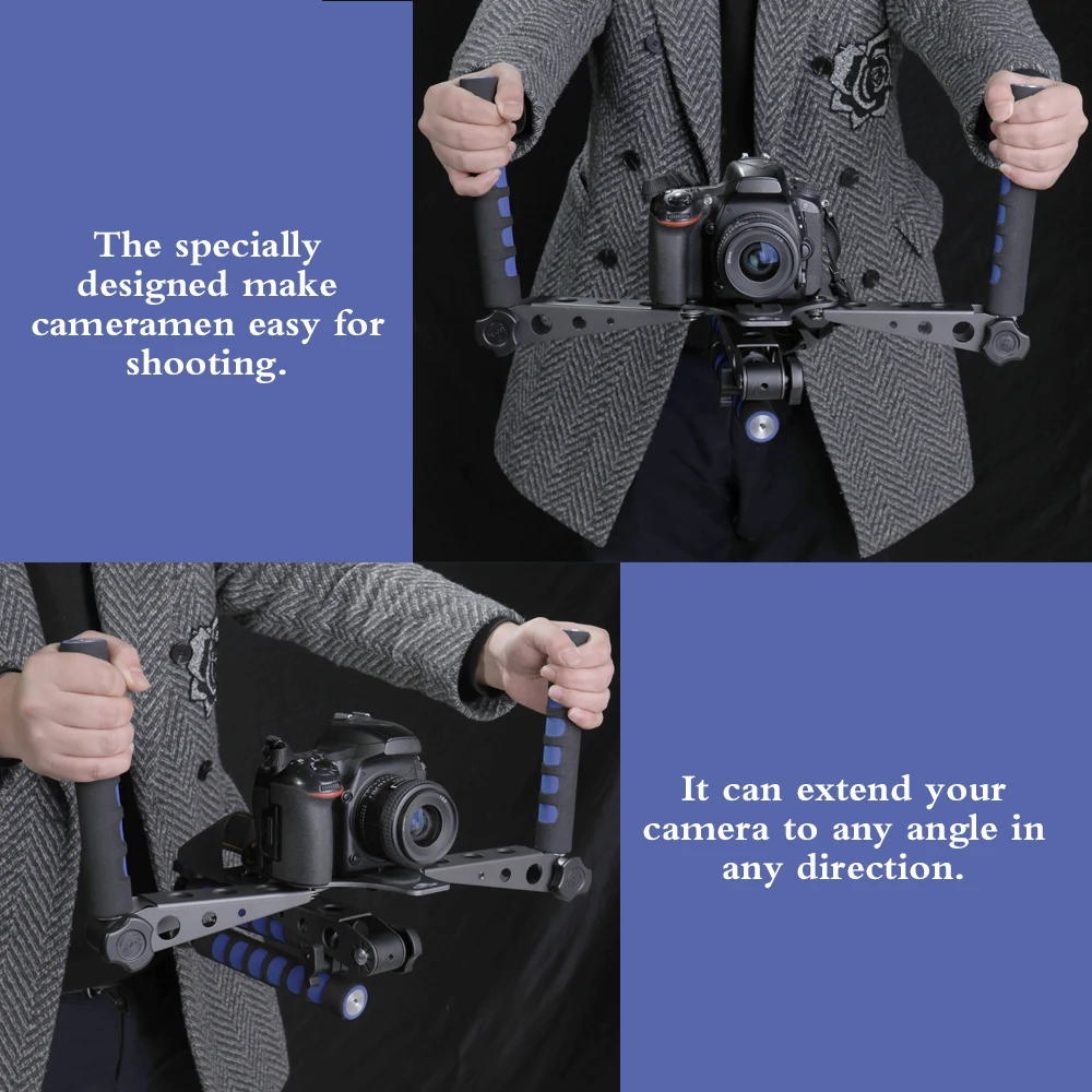 Набор для видеосъемки DSLR Универсальный многофункциональный ручной стабилизатор