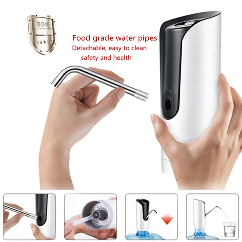 Автоматический насос для питьевой воды электрический Универсальный галлоновый