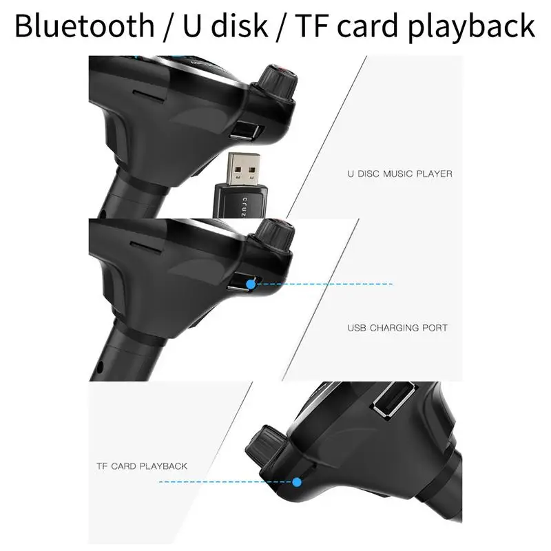 Универсальный портативный многофункциональный BT08 Автомобильный MP3 Bluetooth громкой