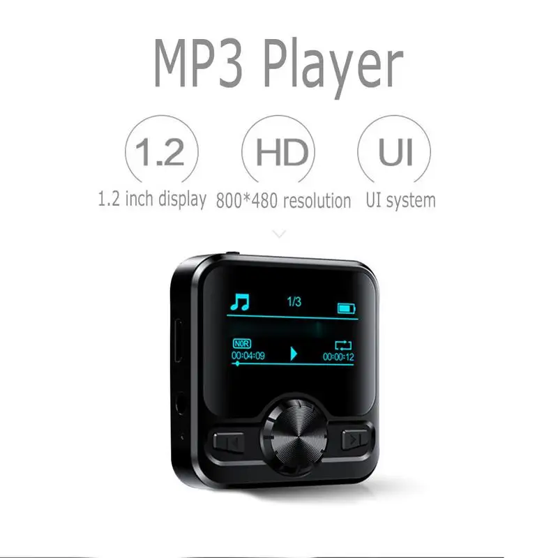 Mp3 плеер спортивный с поддержкой bluetooth 1 2 дюйма 8 ГБ IPX6|MP3-плееры| |