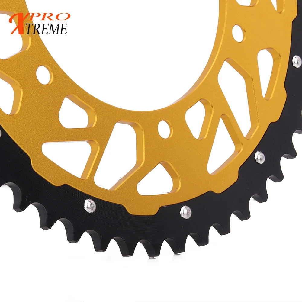 Задняя звездочка цепи для мотоцикла 42 44 46 47 49 50 51 52 SUZUKI TSR DR DRZ RM RMX RS 125 200 250 350 400 450 RM125