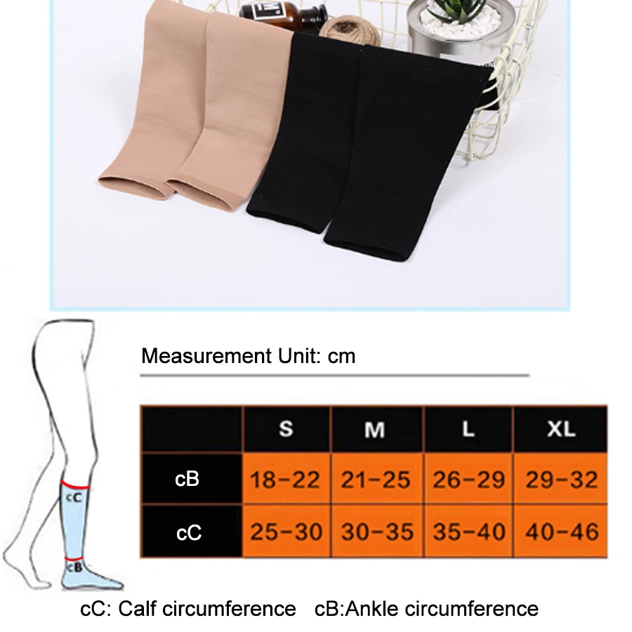 

Medical Compression Stockings Varicose Veins Socks Support Leg Shin Socks Varicose Veins Calf Sleeve Brace leg Shaping Massager