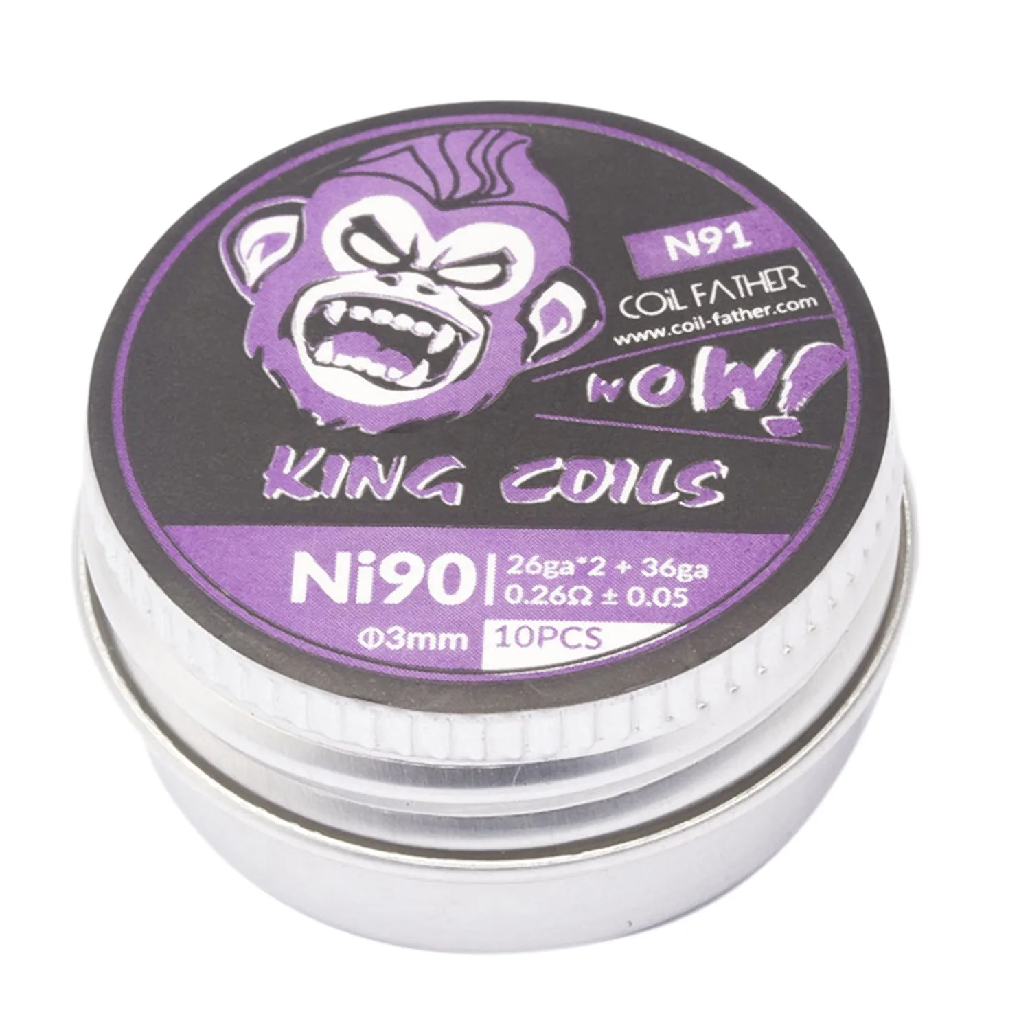 Coil Father 10 шт./кор. готовые катушки для электронной сигареты Rda Rta Rba атомайзер