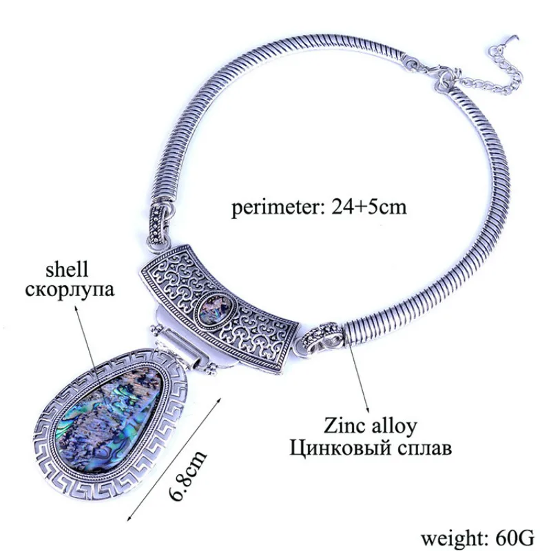New Products Women's National Style Necklace Women Pendant Jewelry Accessories Bijoux Femme Christmas Gift | Украшения и
