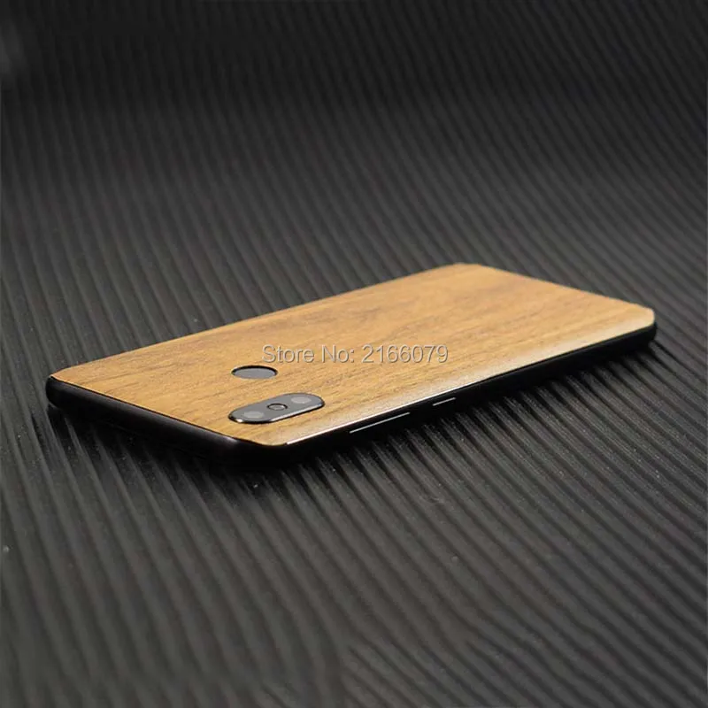 For Xiaomi Mi 9 8 SE Lite Pro Explorer 5 5S Plus 6 A2 6X Full Back Cover 3D Imitation Wood Grain Protection Skin Decal Sticker |