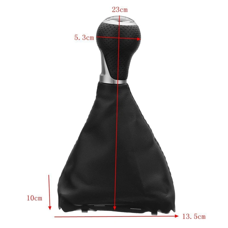 6 скоростей ручной рычаг переключения передач Gaiter Boot кожаный для A4 S4 8K A5 S Line