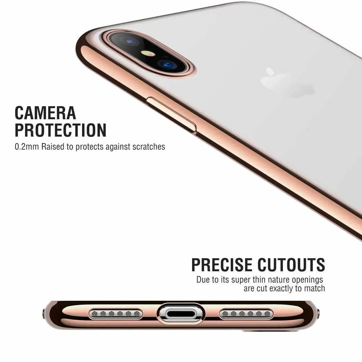 Чехол для iPhone XS Max XR 6 6S 7 8 plus тонкий прозрачный мягкий Премиум гибкий