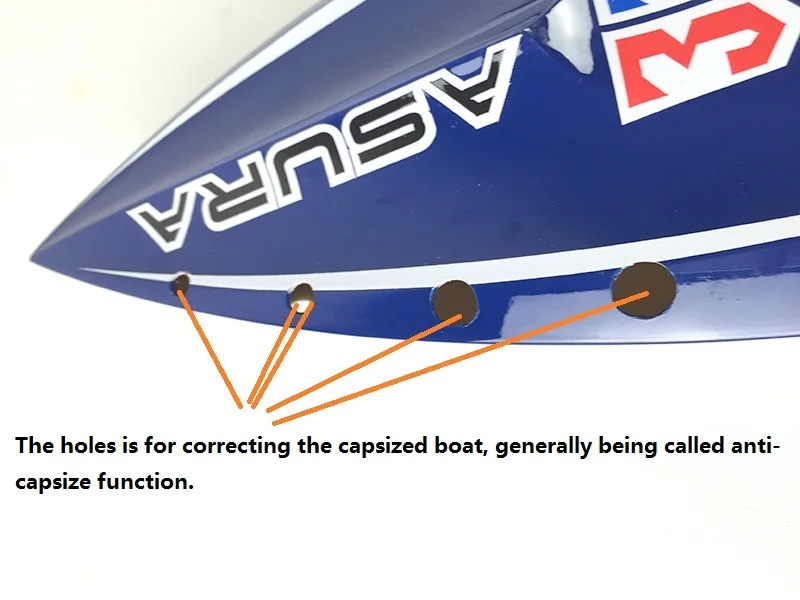 

H750 RTR Shark Fiber Glass Electric RC Boat 1750kv Brushless Motor/120A ESC/ Servo/Radio System/Prevent Capsize Function Blue