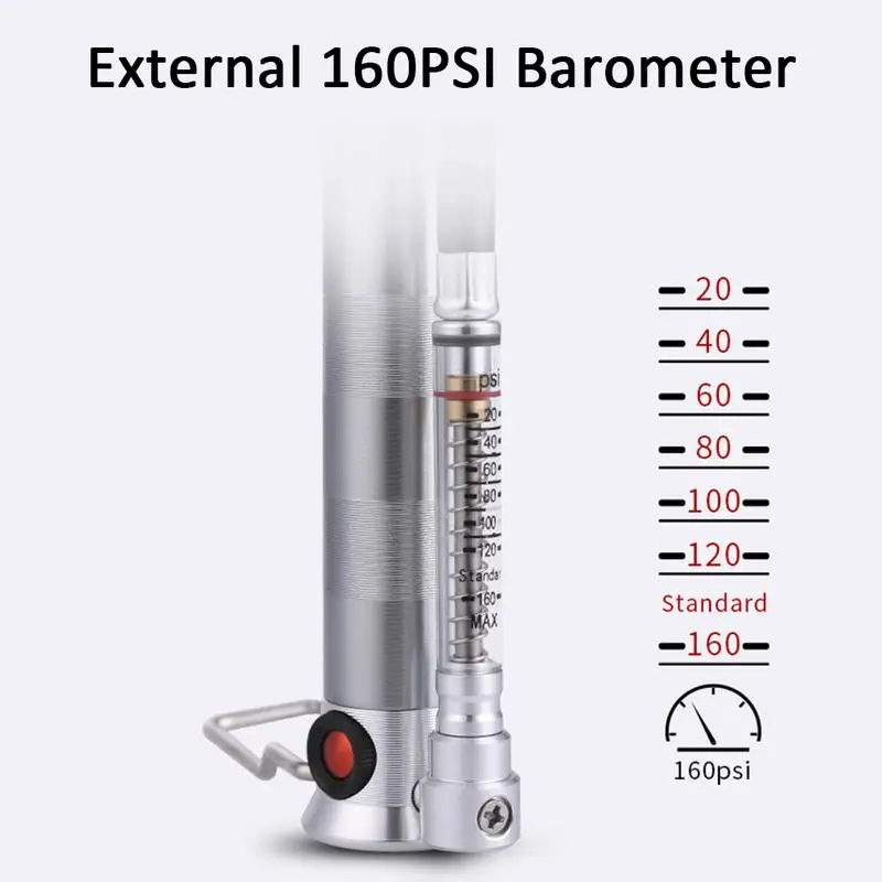Велосипедный насос портативный велосипедный напольный мини 160 PSI для шин из