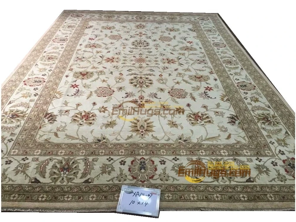 

Original single export Turkish handmade carpets OUSHAK Ozarks pure wool carpet XA14-47 10x14gc47zieyg28
