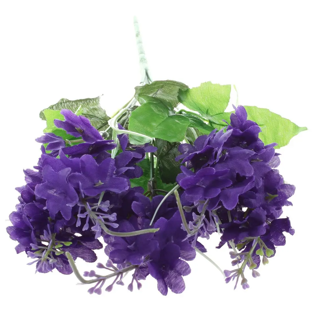 JEYL Silk cloth 5 Heads Artificial Flowers Handmade Wedding Decoration Wall Mounted Decorative Flowers(dark purple) Total leng | Дом и сад
