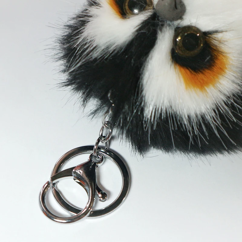 Сумка кулоны аксессуары брелок для ключей с имитацией кроличьего меха пушистый