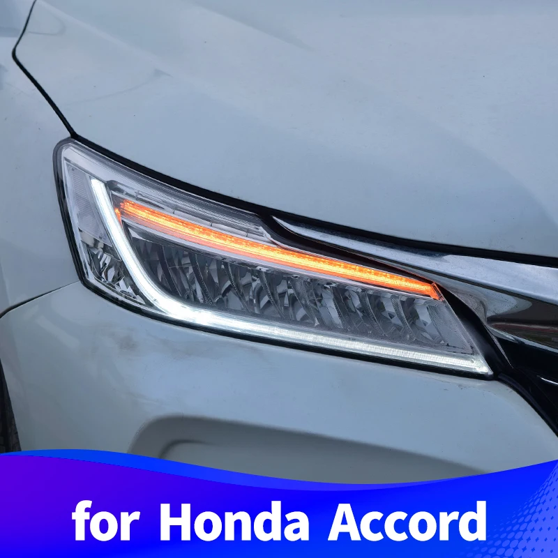 Головной светильник в сборе для Honda Accord 2016 2017 светодиодный DRL последовательный