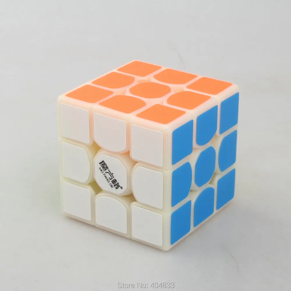 Qiyi mofangge thunderclap V2 3x3 Cube Черный stickerless белый leiting Cubo magico развивающие игрушки дропшиппинг кубик рубика