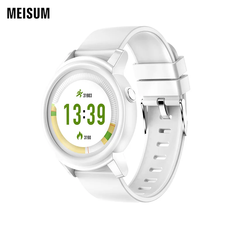 MEISUM 2019 Новые Bluetooth Смарт часы белый Цвет Экран SmartWatch IP67 Водонепроницаемый Фитнес