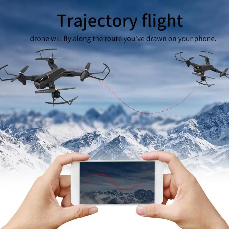 VISUO XS812 GPS 5G Wifi складной Дрон 2MP/5MP HD камера светодиодная подсветка 2 4 ГГц канала