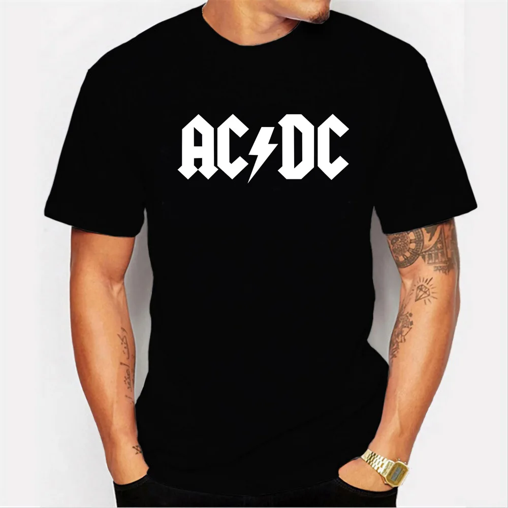 ACDC рок группа футболка для женщин мужчин н ролл Harajuku уличная Пот хип хоп