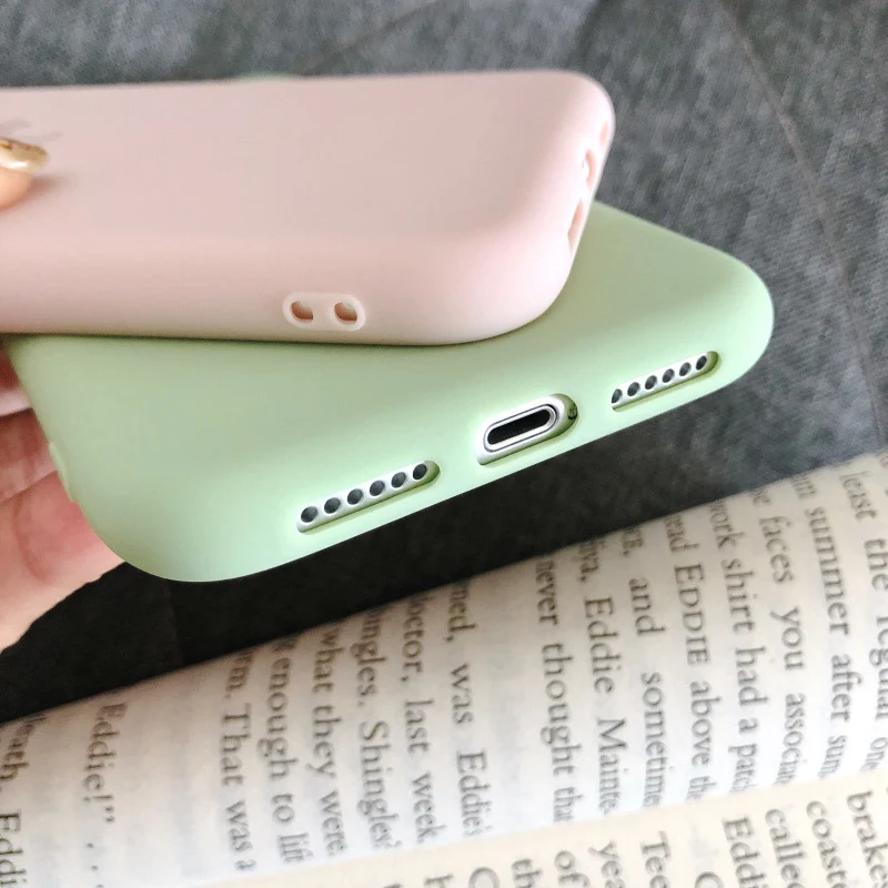 Оригинальный силиконовый чехол для телефона iphone с логотипом применим к 6/7/8/X/XSM