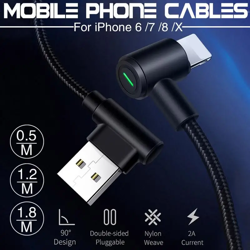 MCDODO type C мобильный кабель передачи данных телефона для IPhone 6/7/8/X Intelligent Data Chip