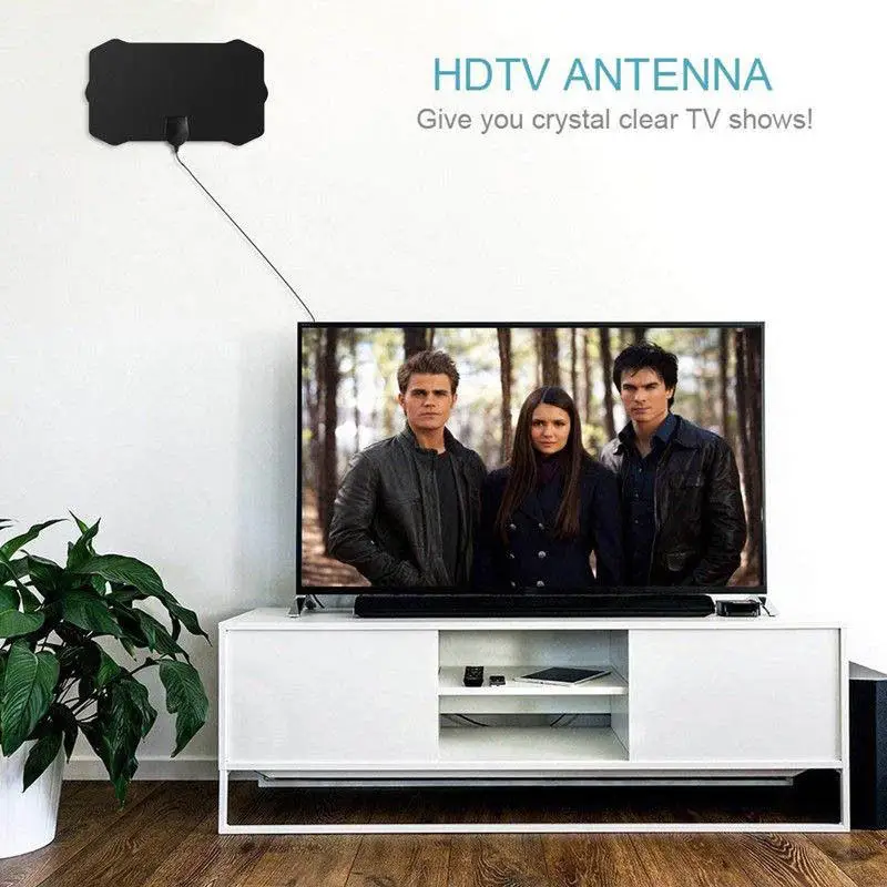 Антенна BEESCLOVER для телевизора цифровая антенна 1080P 200 миль Skywire 4K|Телевизионные
