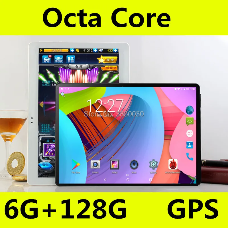 Новинка 2019 Google Play Android 8 0 OS 10 дюймовый планшет с восьмиядерным процессором 6 ГБ ОЗУ