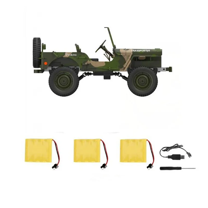 Предпродажа Eachine EC01 1/10 2 4G 4WD Rc автомобиль джедай транспортер камуфляж военный
