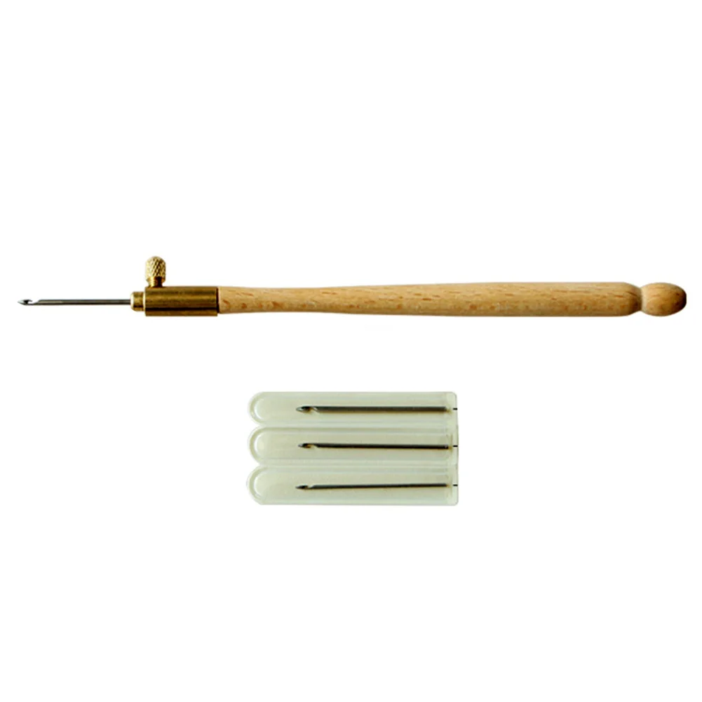 3 в 1 Набор для вязания бисероплетения швейные иглы инструменты вышивания крючок