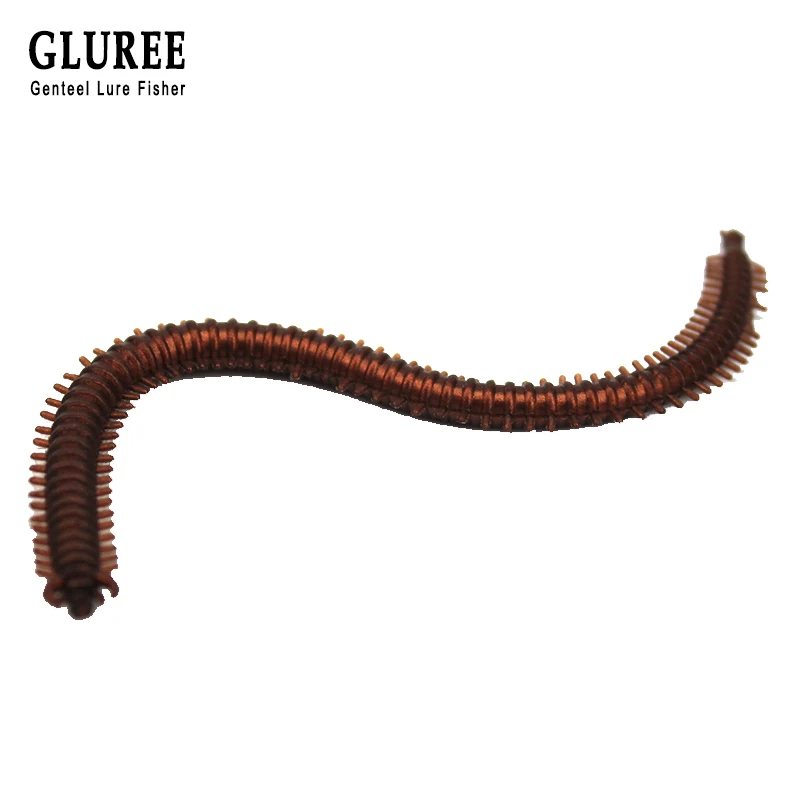 GLUREE 10 шт./лот мягкие рыболовные приманки 13 см черви Grub искусственные Wobbers морская