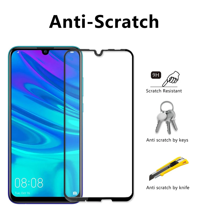 Закаленное стекло для p smart plus 2019 POT-LX3 POT-LX1 экран huawei psmart mate20 20lite пленка | Мобильные