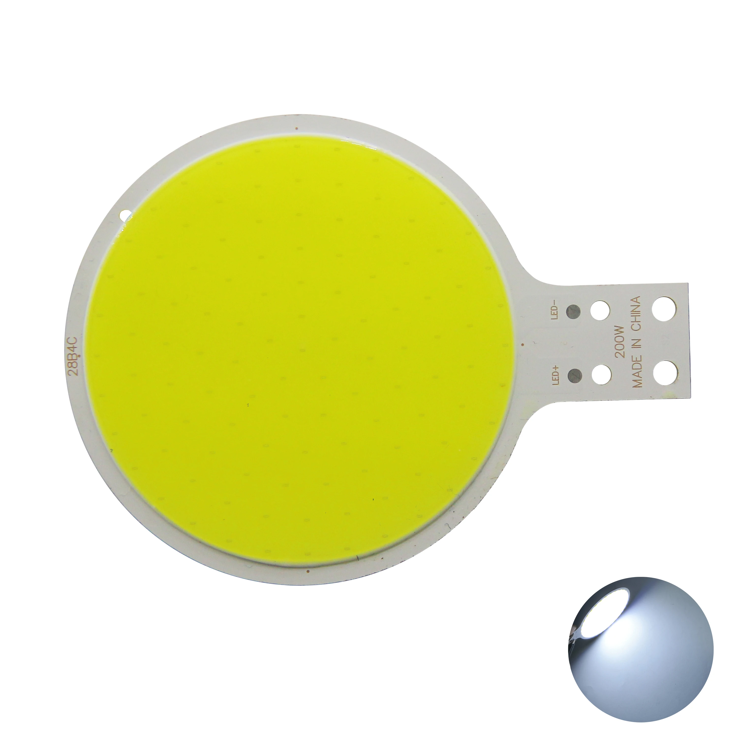 

2019 new factory DC 12V 50W high bright COB LED Panel light Racket size 20w cold white 6500k for DIY Lamp Light bulb