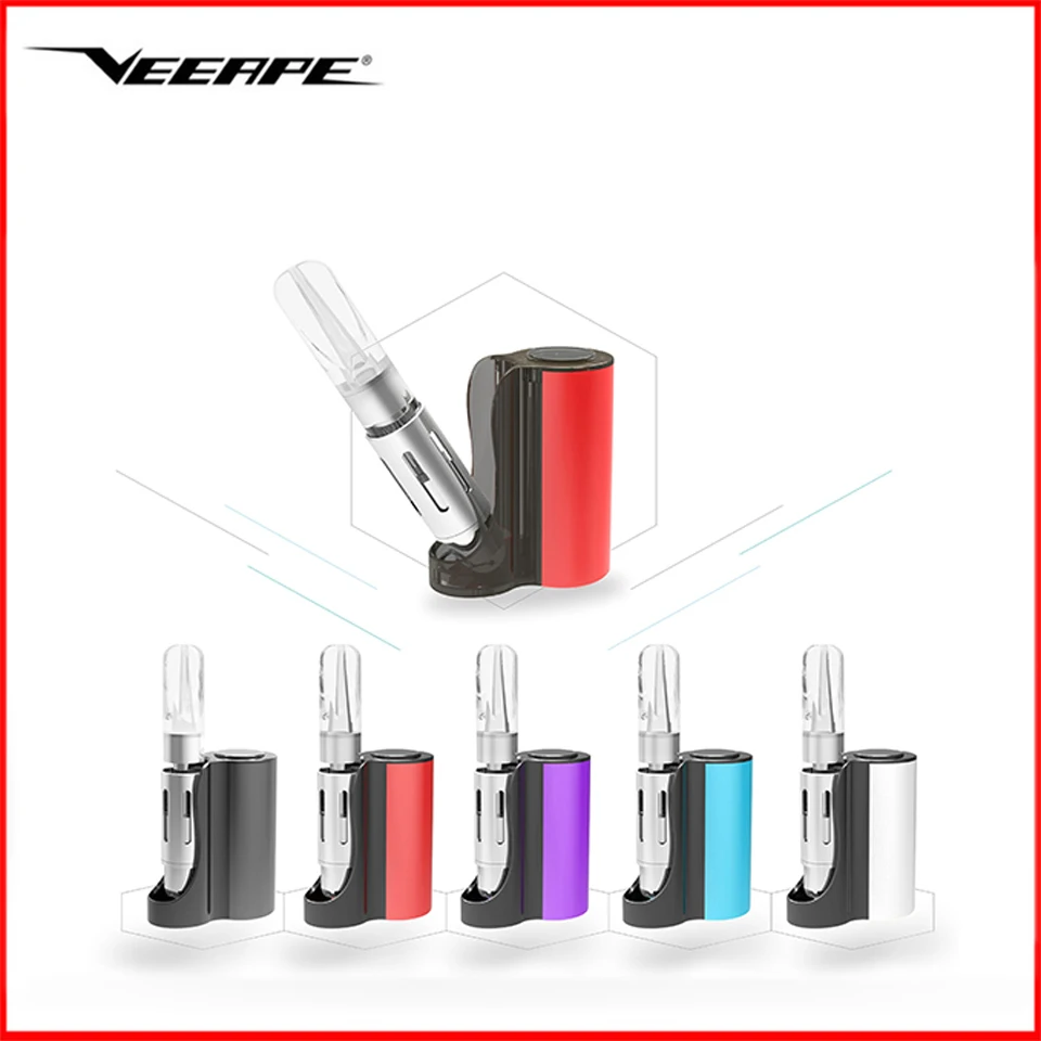 Оригинальный Vapmod Pipe 710 Mod Starter Kit 900 мАч встроенный аккумулятор с 0 5 мл керамической