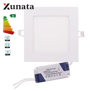 3 Вт 6 Вт 9 Вт 12 Вт 15 Вт 18 Вт 85-265 в Светодиодная панель прожекторы лампа Встраиваемая кухня ванная комната потолочный светильник холодный белый Бесплатная доставка 1 шт.