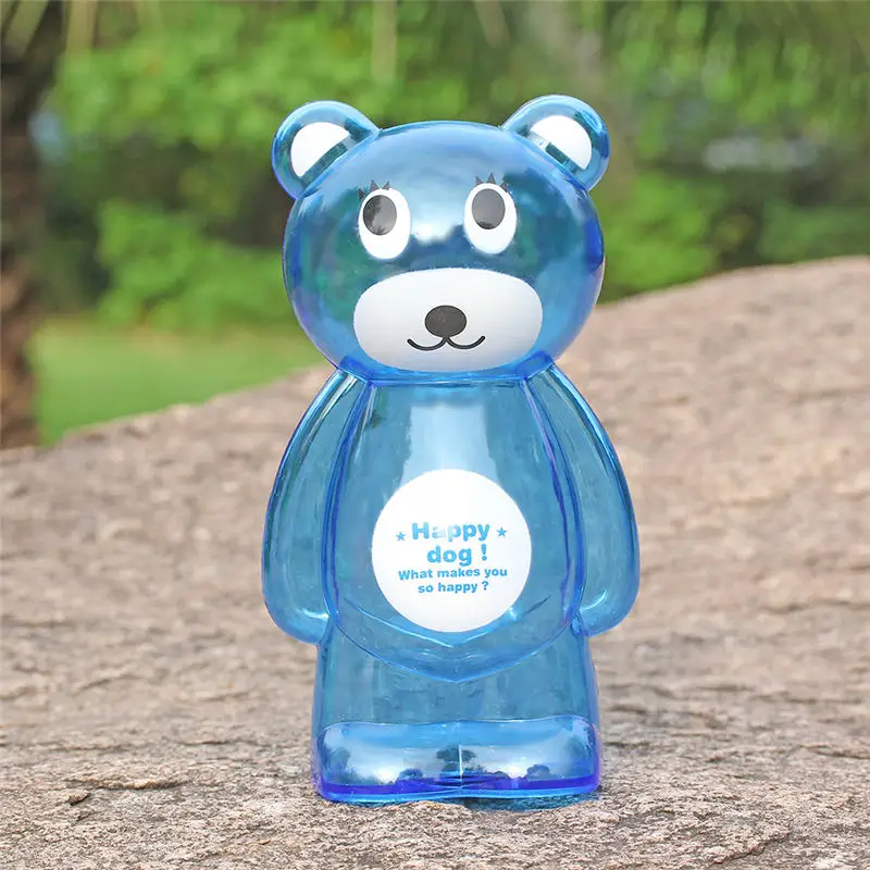 Мультяшный животный дизайн большая копилка прозрачная пластиковая Копилка для