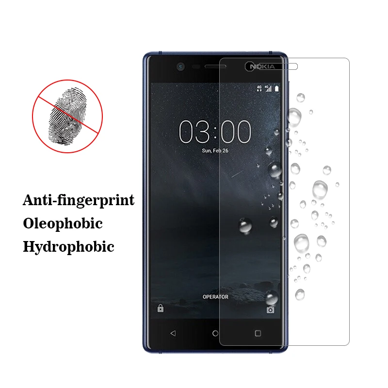 Ультратонкое тонкое закаленное стекло для Nokia 3 прозрачная защитная пленка HD