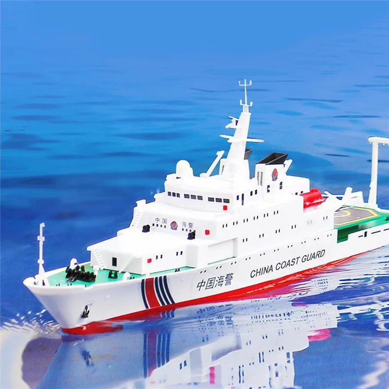 1/250 39 см 2 4G Китайский Морской патруль 3383 RC лодка 25 км/ч двойной мотор детская