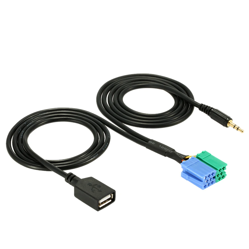 Аудиоадаптер KKmoon 3 5 мм с USB входом Aux для iPod iPhone 6S 6 Plus 5S 5C MP3 Hyundai Kia Sportage|Кабели