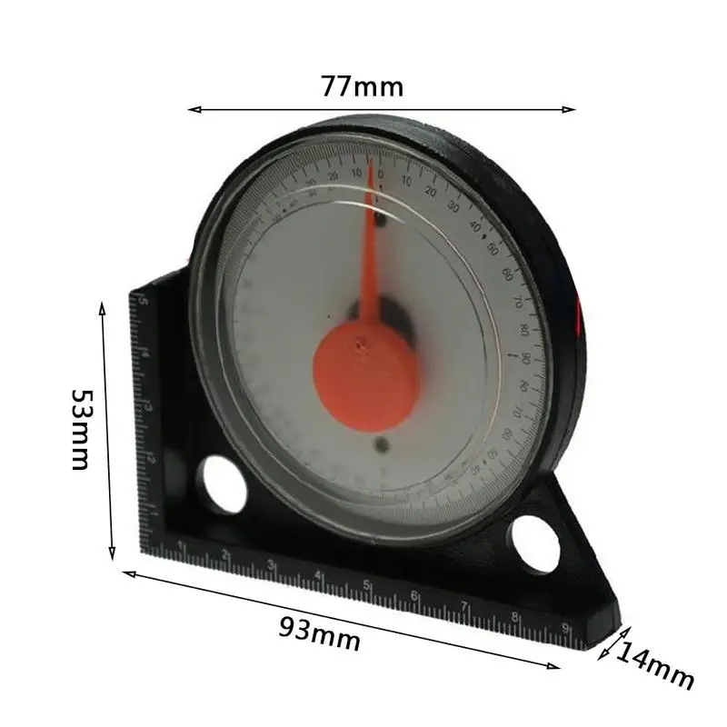 

Mini Horizontal Inclinometer Protractor Tilt Level Meter Angle Finder Clinometer Slope Angle Meter With Magnetic Base