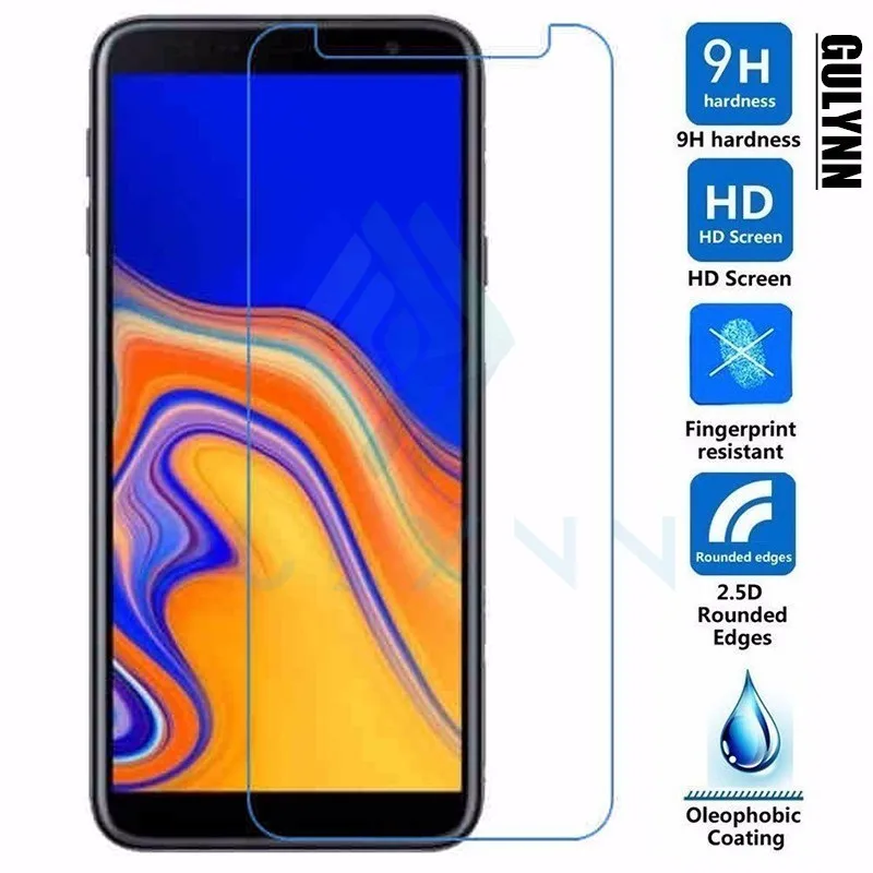 Защитное стекло 9H для Samsung Galaxy A3 A5 J3 J4 J5 J6 J7 J8 A51 A71 91 A6 A8 2018 Plus|Защитные стёкла и