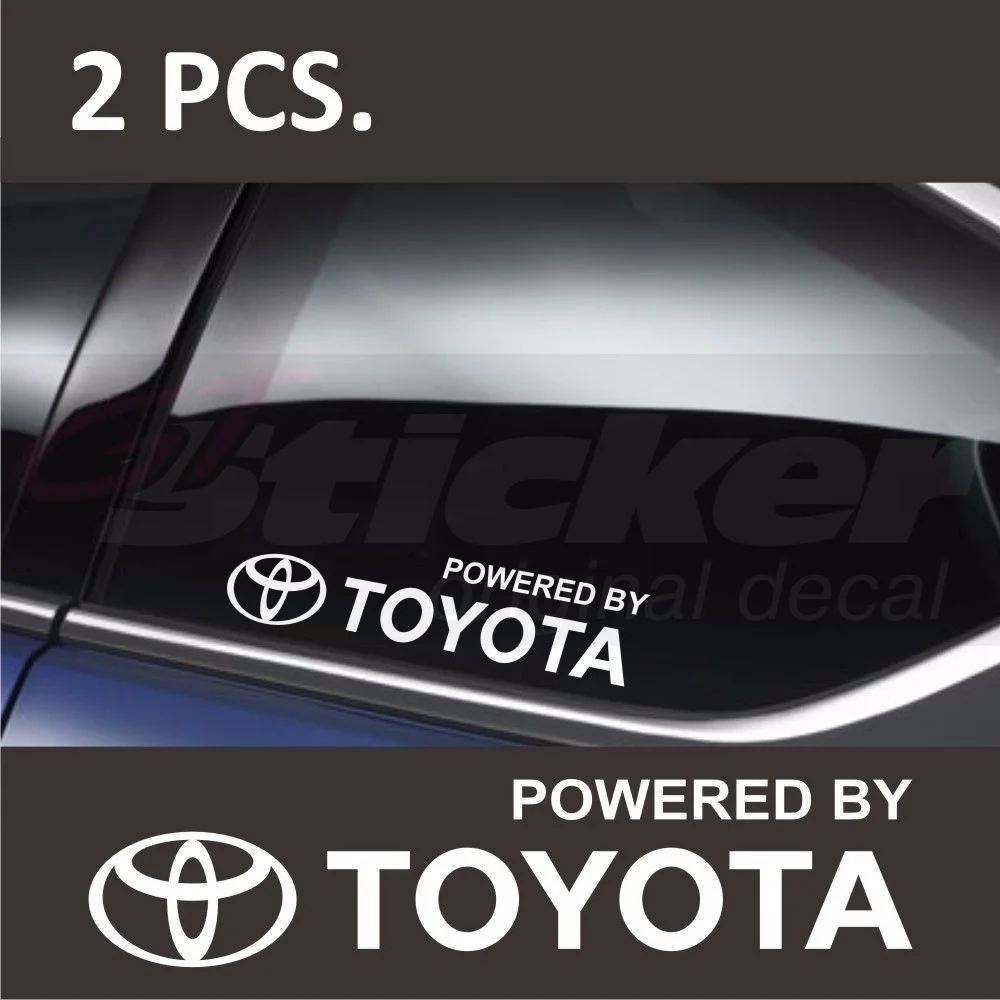 2 шт. Автомобильная наклейка s Powe от TOYOTA переводная Наклейка для окна эмблема