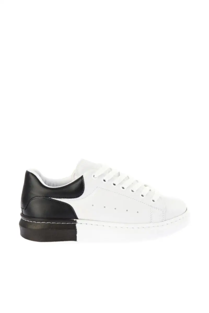 Soho Women Fashion White Platform Casual Shoes Mixed Black Chunky Trainer Sports Sneaker 12618 | Обувь