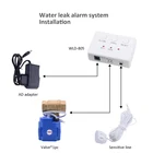 WLD-805 Hidaka датчик утечки воды, система сигнализации для домашней безопасности с автоматическим отключением DN15 DN20 DN25, датчик утечки воды с клапаном