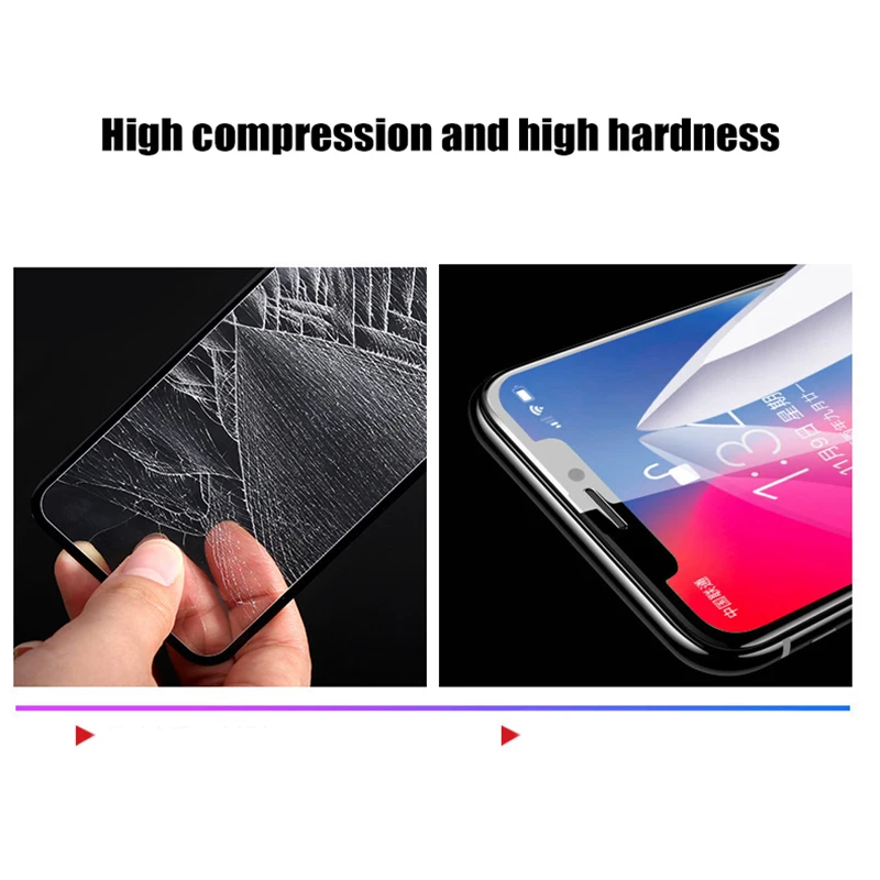 Защитное стекло 10D для iphone 11 pro 8 7 6 6s plus apple x xr xs max защитная пленка чехол 10S |